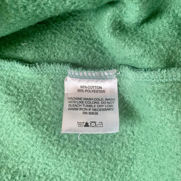 Green and Gray Varsity letterman baseball jacket w/ M - Picture 5 of 5